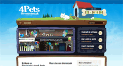 Desktop Screenshot of 4pets.nl