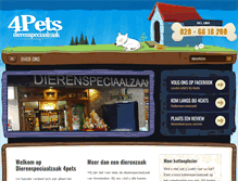 Tablet Screenshot of 4pets.nl